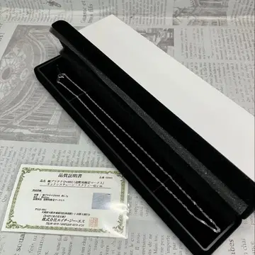 미사용 (새상품) 플라티나 목걸이 PT999 스크류 체인