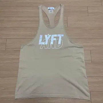 WIND AND SEA x LYFT 로고 탱크탑 베이지