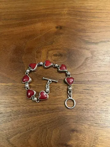 Vintage Red Jasper Bracelet 빈티지 팔찌