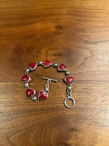 Vintage Red Jasper Bracelet 빈티지 팔찌