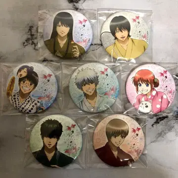 은혼 캐릭터 배지 여름 축제 유카타 캔뱃지 7개