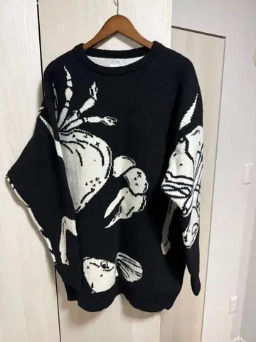 질 샌더 JIL SANDER 크루넥 니트 블랙