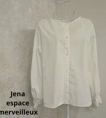 Jena espace merveilleux 제나 긴팔 블라우스 셔츠 F