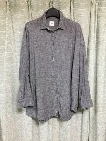Spick&Span 80 린넨 카슈쿨 빅 셔츠 스픽&스팬 린넨