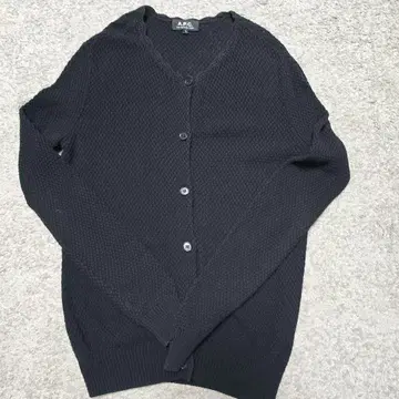 A.P.C. 블랙 가디건 사이즈 8