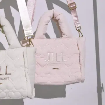 JILLSTUART 질 바이 질 스튜어트 하트 퍼프 토트 미니백