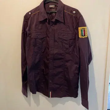 kappa 밀리터리 셔츠 2XL 마룬