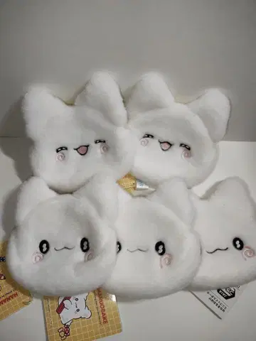 산리오 하나마루 유령 미니 페이스 파우치 5개