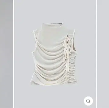 [ uenui ] side tie ruched top