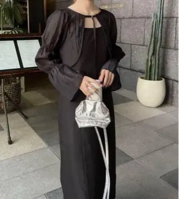 카프리슈 레마쥬 볼레로 set 아지메 원피스