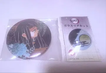 귀멸의 칼날 토키토 무이치로 원작 캔뱃지 유리 마그넷 세트