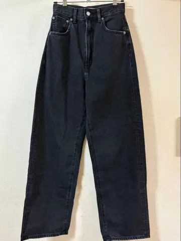 MOUSSY 스트레이트 데님 블랙