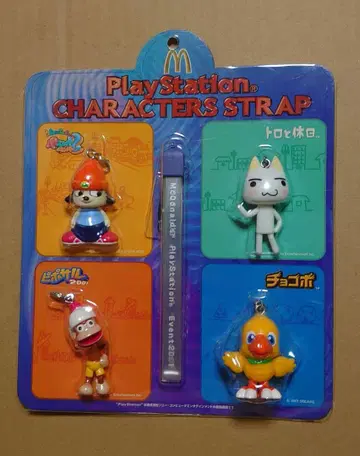 맥도날드 한정판 플레이스테이션 캐릭터 스트랩 세트