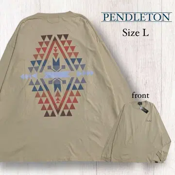택 포함 미사용 [ PENDLETON ] 백 프린트 롱 슬리브 TEE