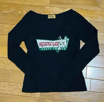 Hysteric Glam 긴팔 T셔츠 블랙
