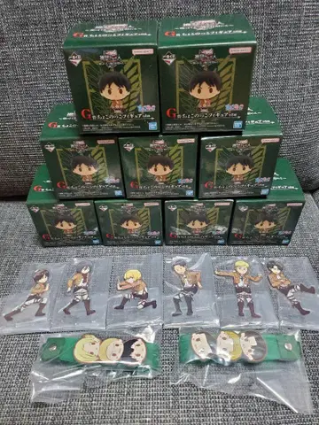 제일복권 진격의 거인 G상 쪼꼬노코 피규어 증정 포함 H상 I상
