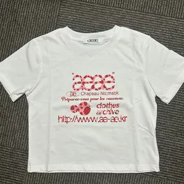새상품급 aeae, 에이이 에이이, 티셔츠, 딸기, 한국