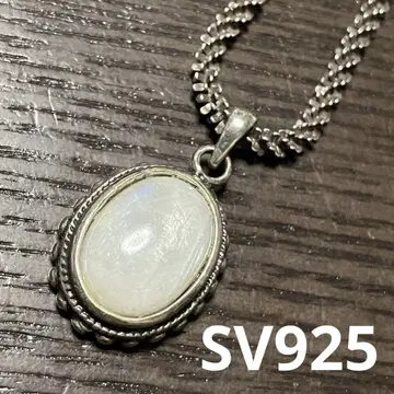 실버925 SILVER 문스톤 목걸이