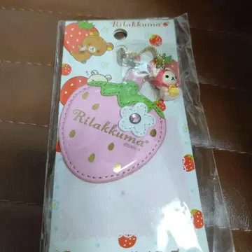 리락쿠마 마스코트 부착 스트랩