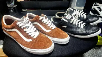 Vans 스웨이드 브라운 스니커즈 2세트