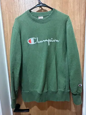 Champion 크루넥 트레이닝복 올리브 그린