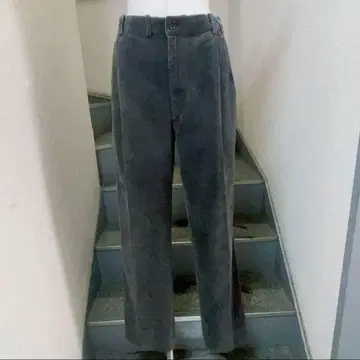 파파스 코듀로이 슬랙스 그레이