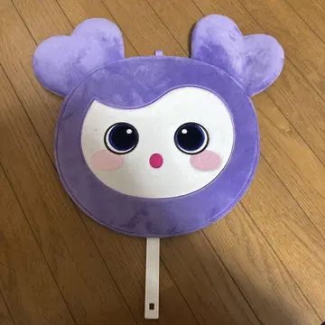 K-POP 아이돌 부채 보라색