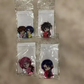 건담 seed 귈귈 아크릴 키링 4종 세트