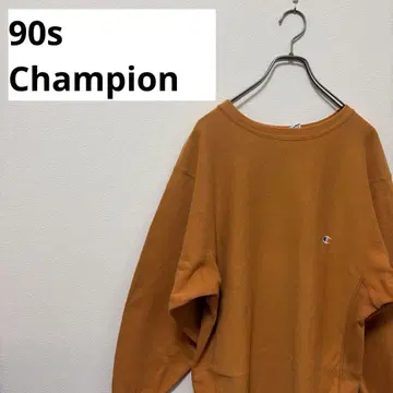 좋은 색감! 90s 챔피온 리버스 위브 머스타드 오렌지