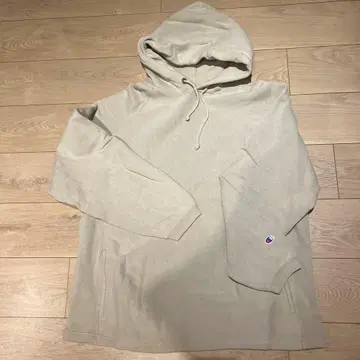 Champion 베이지 후드티 L