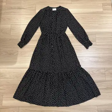 [ UNITED ARROWS ] 도트 티어드 원피스