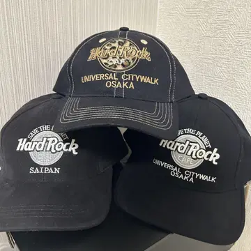 [미사용] Hard Rock Cafe 하드 록 카페 캡 3종 세트 C