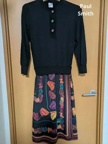 폴스미스 니트 도킹 원피스 꽃무늬 보타니컬