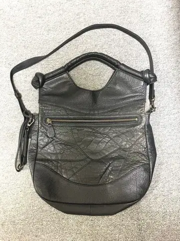 IBIZA 이비사 숄더백 천연 가죽 블랙