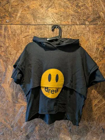 drew house 스마일리 페이스 후드티 M/L 블랙