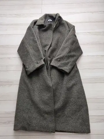 epnok 샤기 더블 체스터 코트