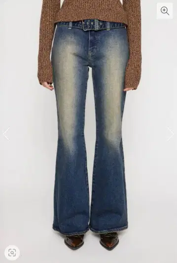 LAGUA GEM STUDS BELT FLARE 데님 24inch