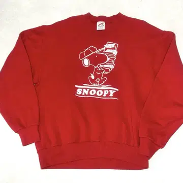 90s JERZEES 스누피 빨간색 트레이닝복 M