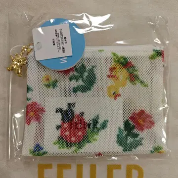 페이러 하이디 메쉬 파우치 화이트 미니