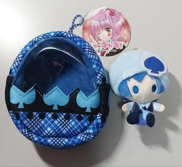 수호캐릭터 미키 알 모양 클리어 창문 파우치 손가락 인형 봉제 인형