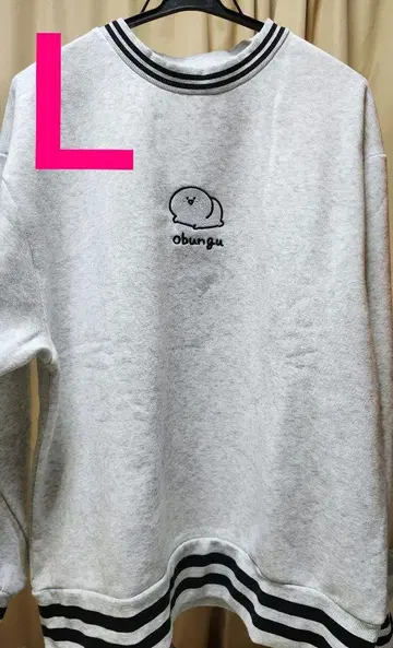오분구토잇쇼 맨투맨 그레이 L