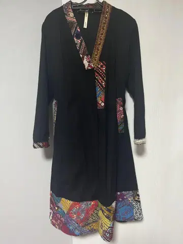 마라이카 빈티지 원단 거울 워크 속기모 코트