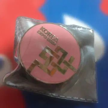 오사카 간사이 만국 박람회 한국관 핀 배지