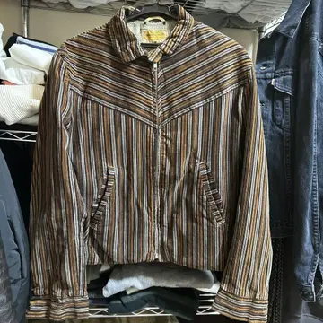 50s 60s WINDBREAKER 자켓 코듀로이 스트라이프
