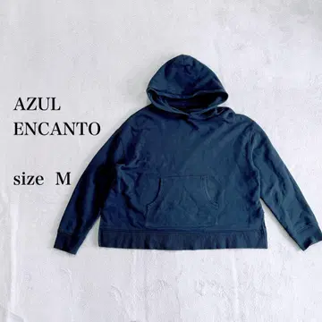 AZUL ENCANTO 다크 블루 후드티 M 사이즈