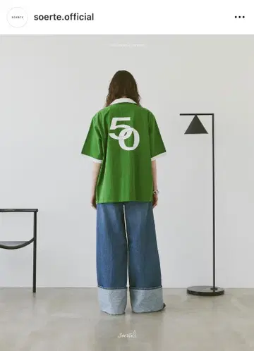 Soerte 소에르테 볼링 셔츠 게임 셔츠