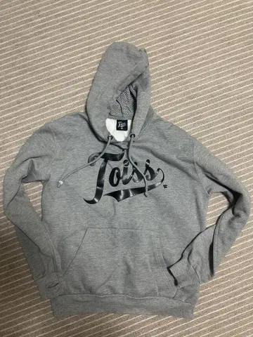 Toiss 그레이 후드 부착 후드티 M 사이즈