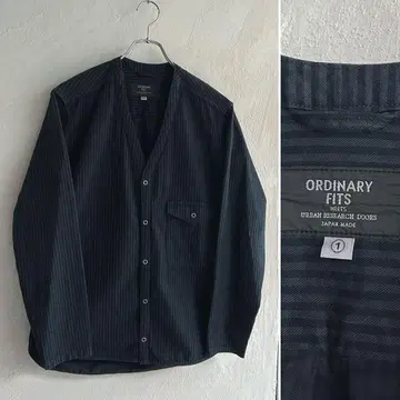 새상품급 ORDINARY FITS 스트라이프 엔지니어 자켓
