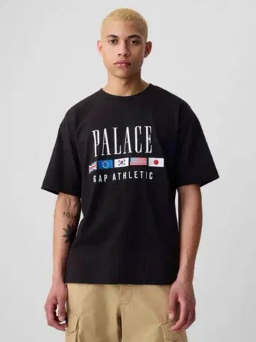 PALACE x Gap Heavy Jersey T-shirt Black