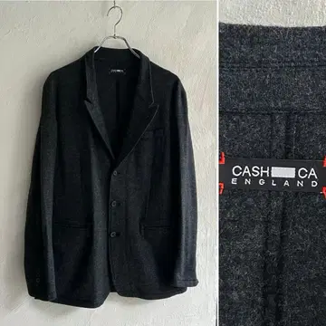 새상품급 CASH CA 울 테일러드 자켓 카슈카 그레이